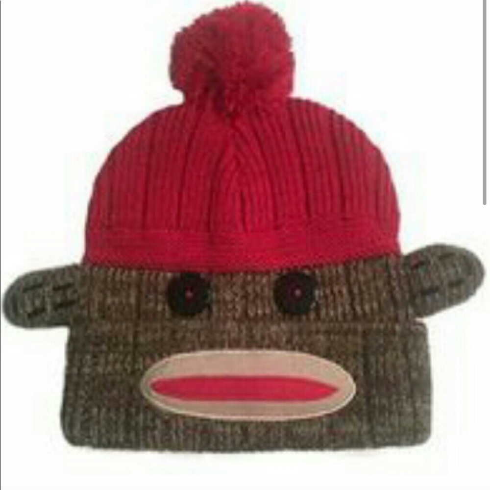 Sock Monkey Beanie.